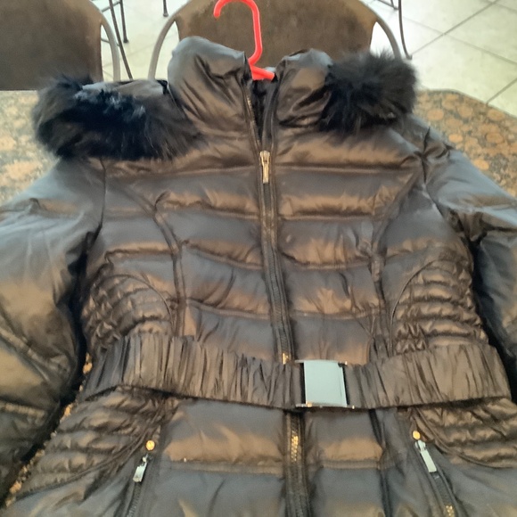 Women’s Down Black Coat Laundry Brand Size Large NWT - Picture 9 of 15